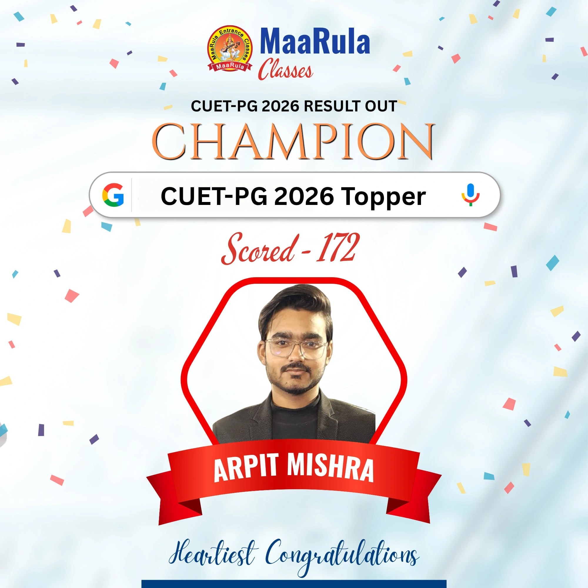 Cuet Pg Topper 4